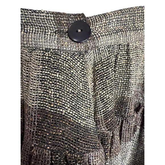 Carole Little for Saint Tropez West Midi Skirt SZ 6 Plaid Boho Chic Y2K - Picture 7 of 12